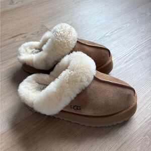 UGG Tan and Cream Women's Slippers